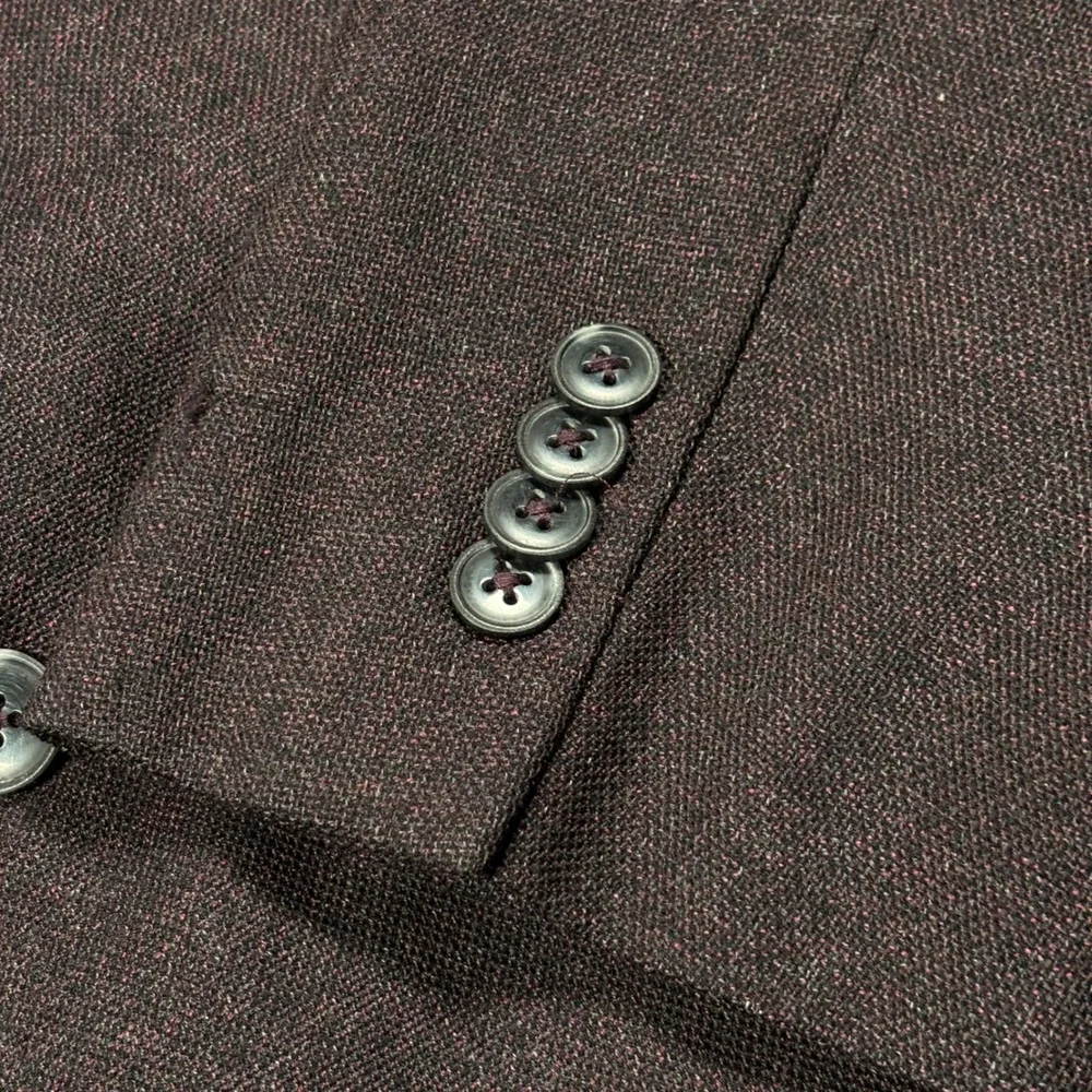 Peter Millar Sport Coat Mens 50T Burgundy Wool Blend Unstructured Blazer Jacket